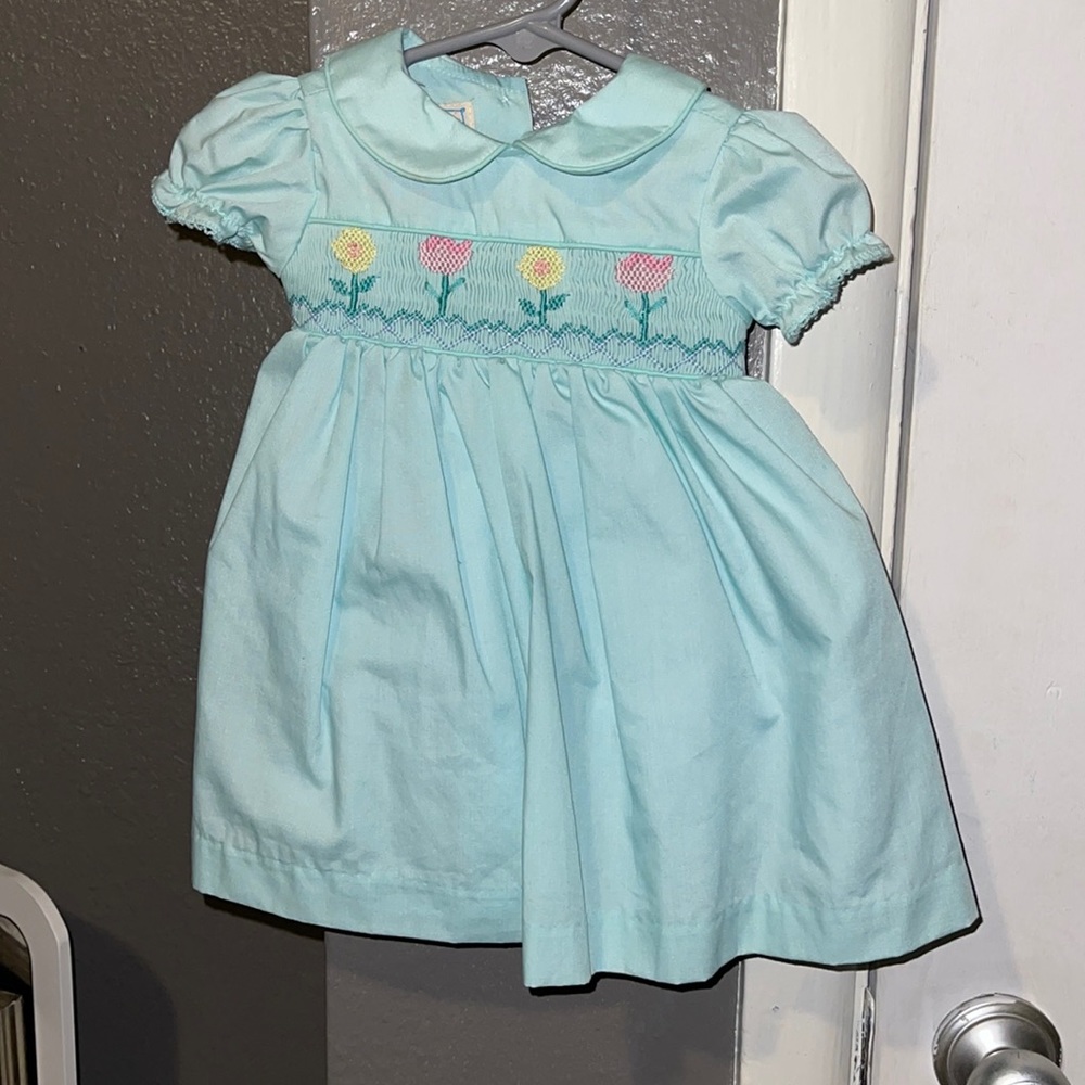 Marmellata smocked flower dress